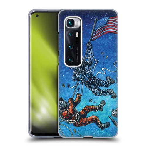 David Lozeau Skeleton Grunge Astronaut Battle Soft Gel Case for Xiaomi Mi 10 Ultra 5G