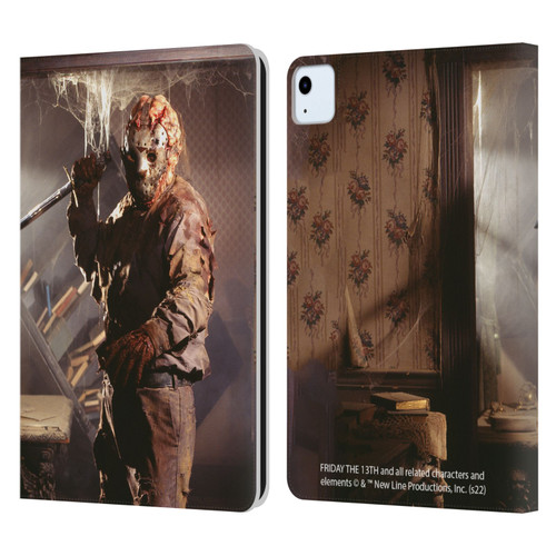 Friday the 13th: Jason Goes To Hell Graphics Jason Voorhees 2 Leather Book Wallet Case Cover For Apple iPad Air 2020 / 2022