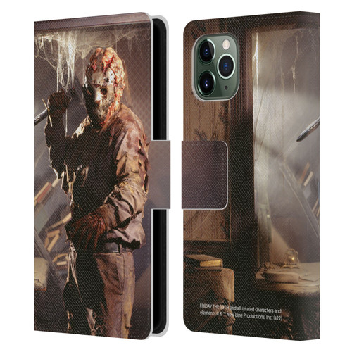 Friday the 13th: Jason Goes To Hell Graphics Jason Voorhees 2 Leather Book Wallet Case Cover For Apple iPhone 11 Pro