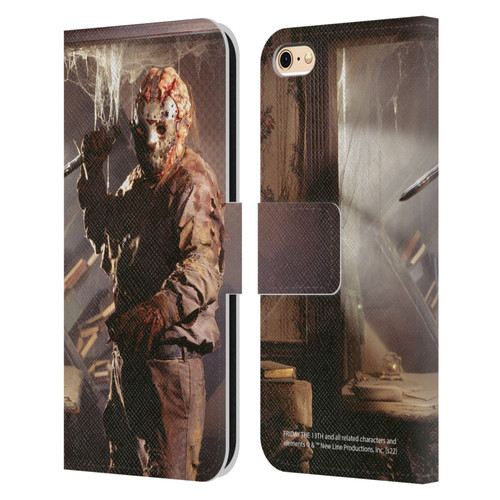 Friday the 13th: Jason Goes To Hell Graphics Jason Voorhees 2 Leather Book Wallet Case Cover For Apple iPhone 6 / iPhone 6s