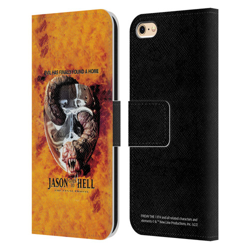 Friday the 13th: Jason Goes To Hell Graphics Key Art Leather Book Wallet Case Cover For Apple iPhone 6 / iPhone 6s