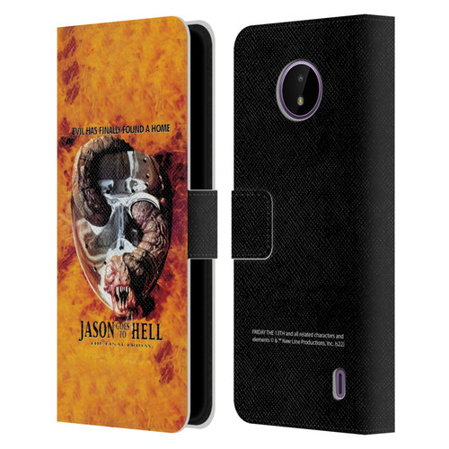 Friday the 13th: Jason Goes To Hell Graphics Key Art Leather Book Wallet Case Cover For Nokia C10 / C20