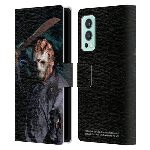 Friday the 13th: Jason Goes To Hell Graphics Jason Voorhees Leather Book Wallet Case Cover For OnePlus Nord 2 5G