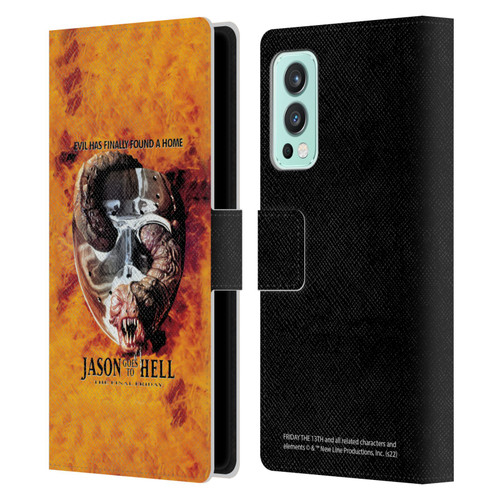 Friday the 13th: Jason Goes To Hell Graphics Key Art Leather Book Wallet Case Cover For OnePlus Nord 2 5G