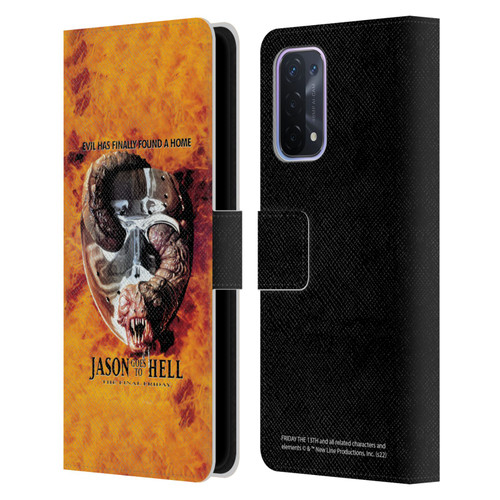 Friday the 13th: Jason Goes To Hell Graphics Key Art Leather Book Wallet Case Cover For OPPO A54 5G
