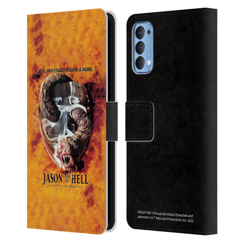 Friday the 13th: Jason Goes To Hell Graphics Key Art Leather Book Wallet Case Cover For OPPO Reno 4 5G