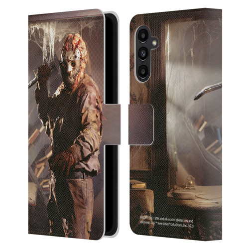 Friday the 13th: Jason Goes To Hell Graphics Jason Voorhees 2 Leather Book Wallet Case Cover For Samsung Galaxy A13 5G (2021)