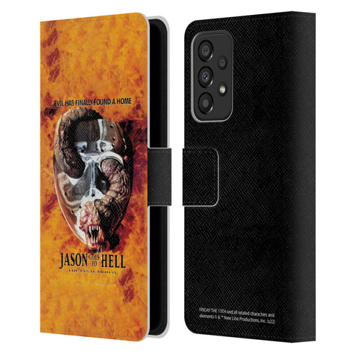 Friday the 13th: Jason Goes To Hell Graphics Key Art Leather Book Wallet Case Cover For Samsung Galaxy A33 5G (2022)