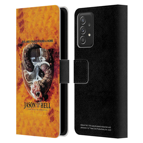 Friday the 13th: Jason Goes To Hell Graphics Key Art Leather Book Wallet Case Cover For Samsung Galaxy A53 5G (2022)