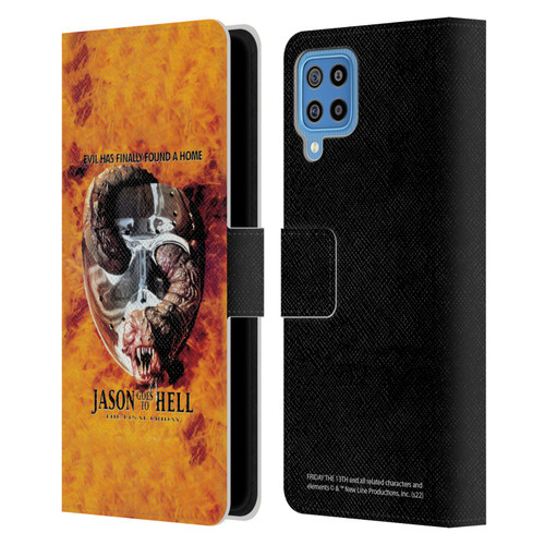 Friday the 13th: Jason Goes To Hell Graphics Key Art Leather Book Wallet Case Cover For Samsung Galaxy F22 (2021)