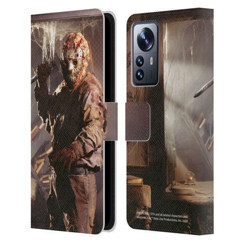 Friday the 13th: Jason Goes To Hell Graphics Jason Voorhees 2 Leather Book Wallet Case Cover For Xiaomi 12 Pro