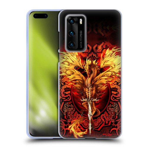 Ruth Thompson Dragons Flameblade Soft Gel Case for Huawei P40 5G