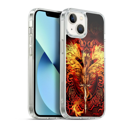 Ruth Thompson Dragons Flameblade Soft Gel Case for Apple iPhone 13