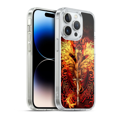 Ruth Thompson Dragons Flameblade Soft Gel Case for Apple iPhone 14 Pro & MagSafe