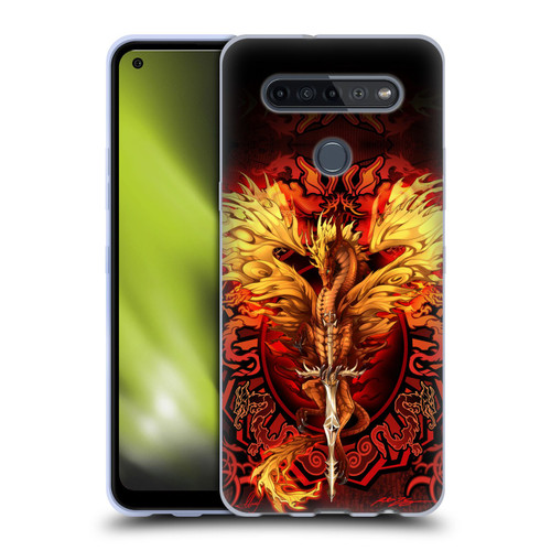 Ruth Thompson Dragons Flameblade Soft Gel Case for LG K51S