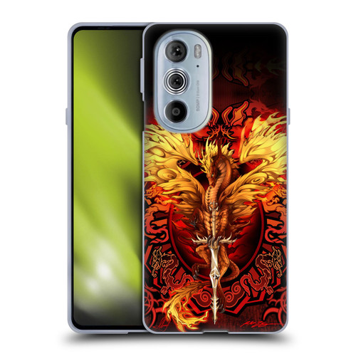 Ruth Thompson Dragons Flameblade Soft Gel Case for Motorola Edge X30
