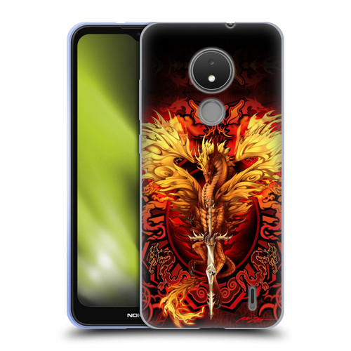 Ruth Thompson Dragons Flameblade Soft Gel Case for Nokia C21