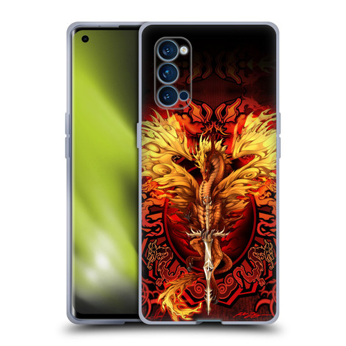 Ruth Thompson Dragons Flameblade Soft Gel Case for OPPO Reno 4 Pro 5G