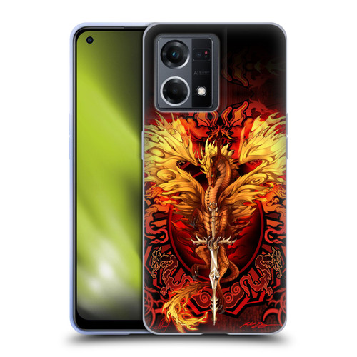 Ruth Thompson Dragons Flameblade Soft Gel Case for OPPO Reno8 4G
