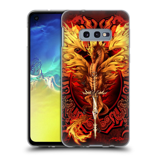 Ruth Thompson Dragons Flameblade Soft Gel Case for Samsung Galaxy S10e