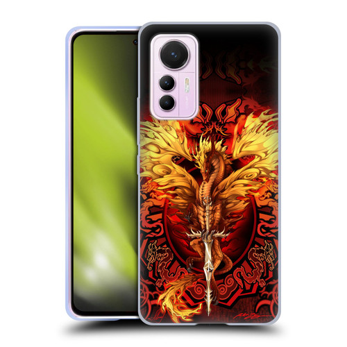 Ruth Thompson Dragons Flameblade Soft Gel Case for Xiaomi 12 Lite