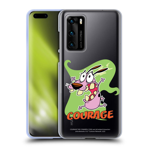 Courage The Cowardly Dog Graphics Character Art Soft Gel Case for Huawei P40 5G