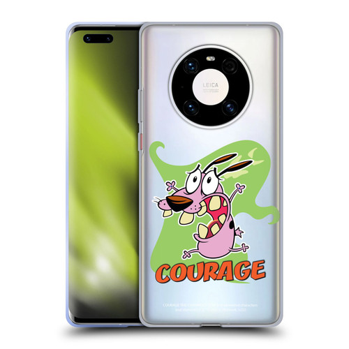 Courage The Cowardly Dog Graphics Character Art Soft Gel Case for Huawei Mate 40 Pro 5G