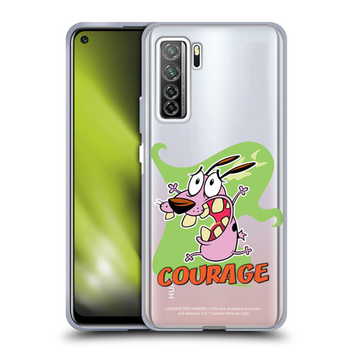 Courage The Cowardly Dog Graphics Character Art Soft Gel Case for Huawei Nova 7 SE/P40 Lite 5G