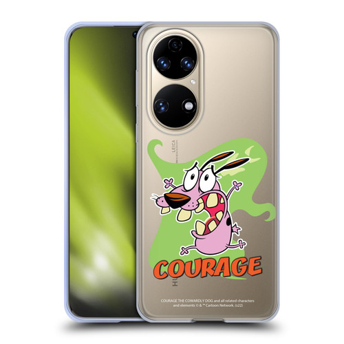 Courage The Cowardly Dog Graphics Character Art Soft Gel Case for Huawei P50