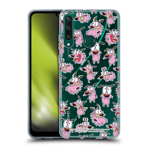 Courage The Cowardly Dog Graphics Pattern Soft Gel Case for Huawei Y6p