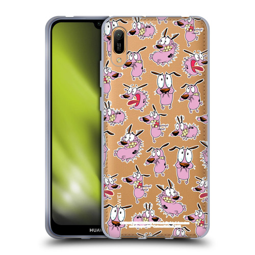 Courage The Cowardly Dog Graphics Pattern Soft Gel Case for Huawei Y6 Pro (2019)
