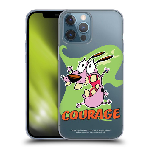 Courage The Cowardly Dog Graphics Character Art Soft Gel Case for Apple iPhone 13 Pro Max