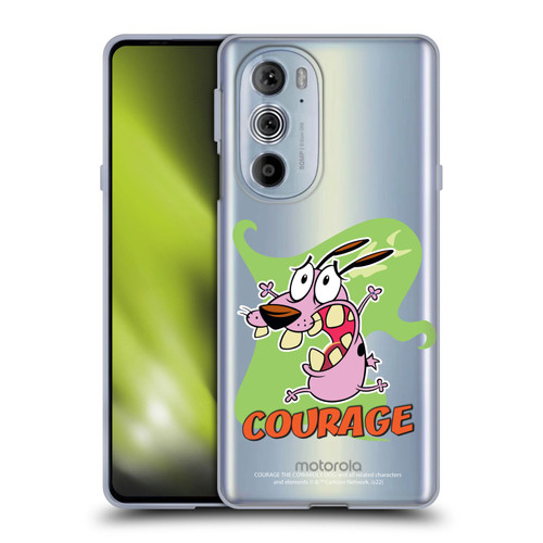 Courage The Cowardly Dog Graphics Character Art Soft Gel Case for Motorola Edge X30