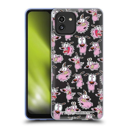 Courage The Cowardly Dog Graphics Pattern Soft Gel Case for Samsung Galaxy A03 (2021)