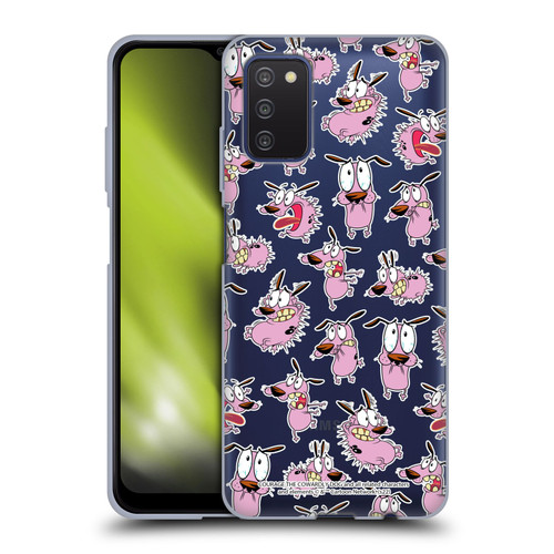 Courage The Cowardly Dog Graphics Pattern Soft Gel Case for Samsung Galaxy A03s (2021)