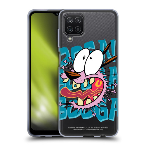 Courage The Cowardly Dog Graphics Spooked Soft Gel Case for Samsung Galaxy A12 (2020)