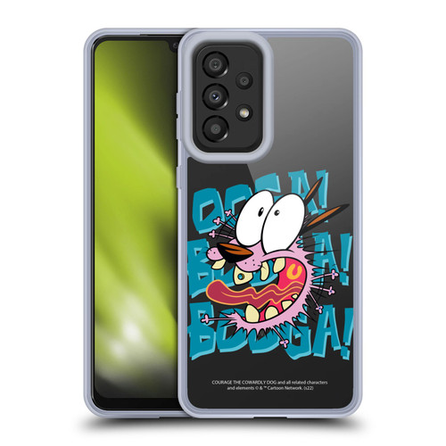 Courage The Cowardly Dog Graphics Spooked Soft Gel Case for Samsung Galaxy A33 5G (2022)