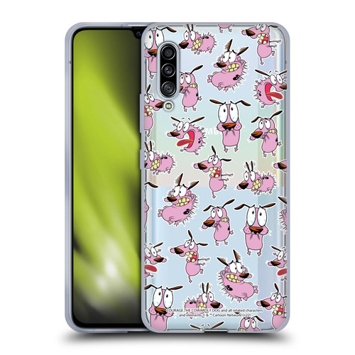 Courage The Cowardly Dog Graphics Pattern Soft Gel Case for Samsung Galaxy A90 5G (2019)
