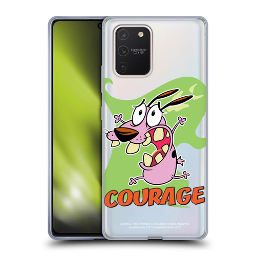 Courage The Cowardly Dog Graphics Character Art Soft Gel Case for Samsung Galaxy S10 Lite