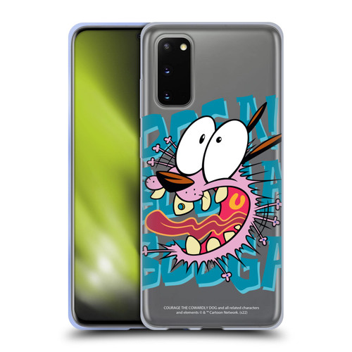 Courage The Cowardly Dog Graphics Spooked Soft Gel Case for Samsung Galaxy S20 / S20 5G