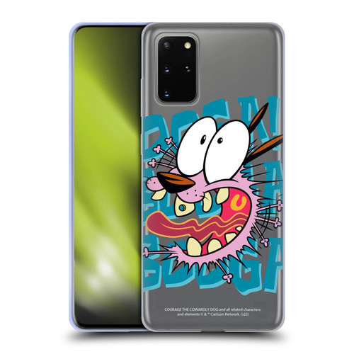 Courage The Cowardly Dog Graphics Spooked Soft Gel Case for Samsung Galaxy S20+ / S20+ 5G