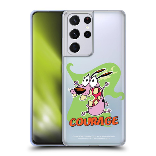 Courage The Cowardly Dog Graphics Character Art Soft Gel Case for Samsung Galaxy S21 Ultra 5G