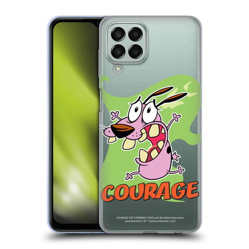 Courage The Cowardly Dog Graphics Character Art Soft Gel Case for Samsung Galaxy M33 (2022)