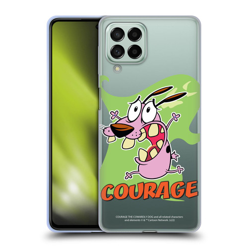 Courage The Cowardly Dog Graphics Character Art Soft Gel Case for Samsung Galaxy M53 (2022)