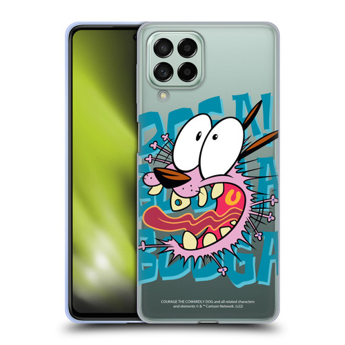 Courage The Cowardly Dog Graphics Spooked Soft Gel Case for Samsung Galaxy M53 (2022)