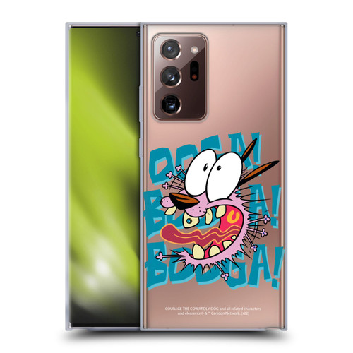 Courage The Cowardly Dog Graphics Spooked Soft Gel Case for Samsung Galaxy Note20 Ultra / 5G