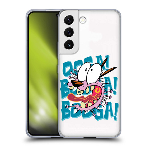 Courage The Cowardly Dog Graphics Spooked Soft Gel Case for Samsung Galaxy S22 5G