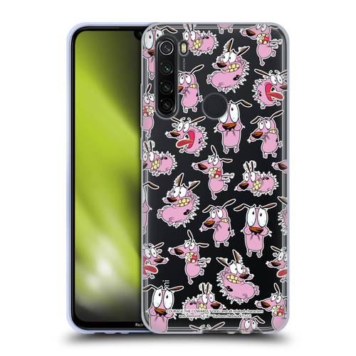 Courage The Cowardly Dog Graphics Pattern Soft Gel Case for Xiaomi Redmi Note 8T