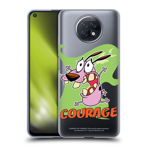 Courage The Cowardly Dog Graphics Character Art Soft Gel Case for Xiaomi Redmi Note 9T 5G