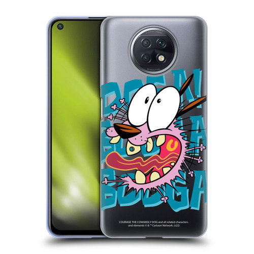 Courage The Cowardly Dog Graphics Spooked Soft Gel Case for Xiaomi Redmi Note 9T 5G
